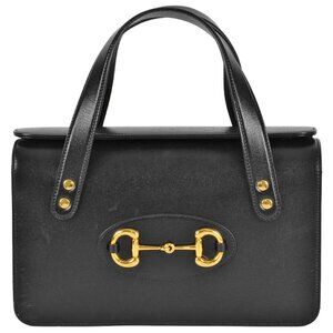 GUCCI Black Horsebit Bag